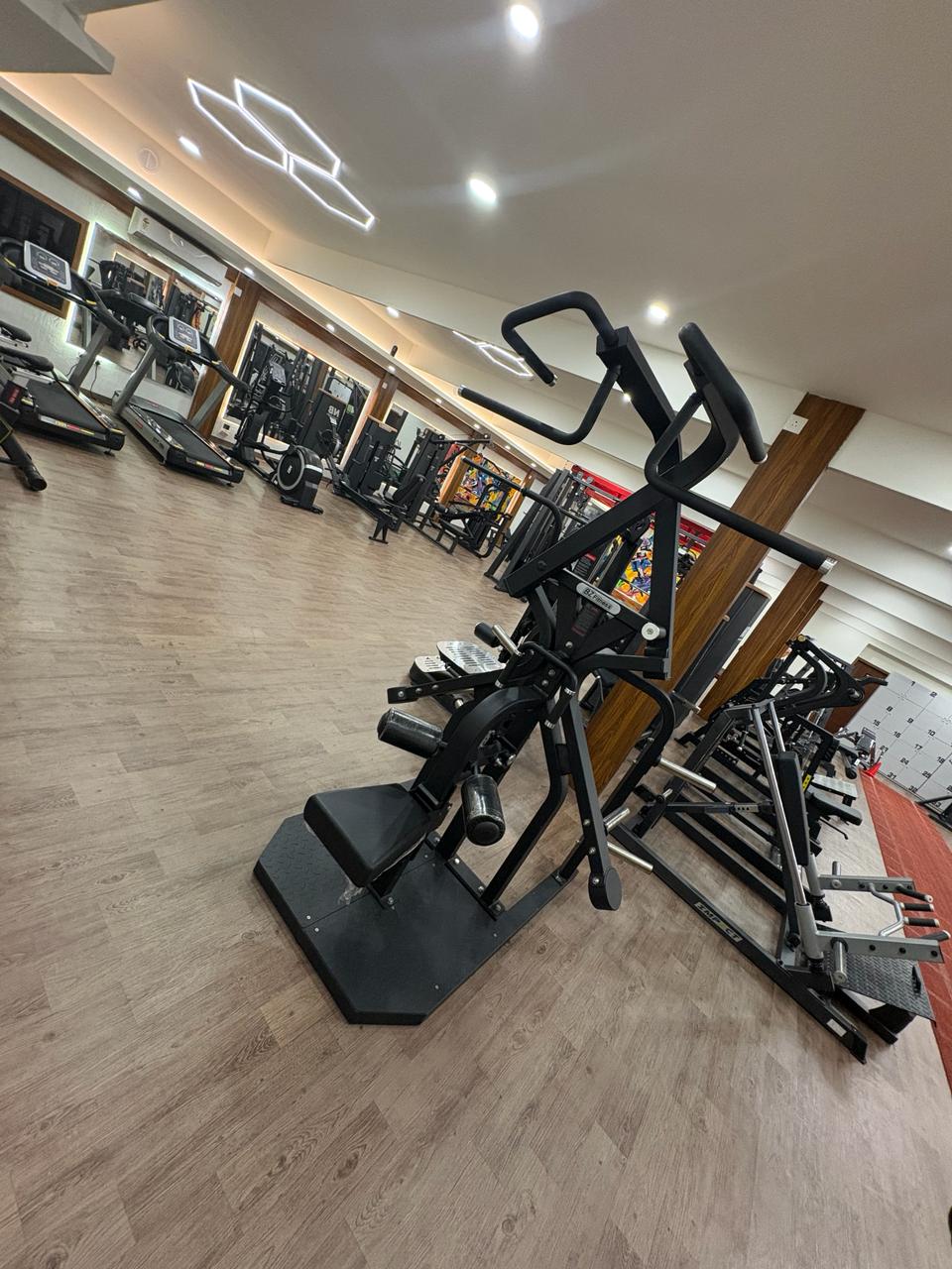 Inside Liger Fitness Vellimadukunnu - training area and premium equipment
